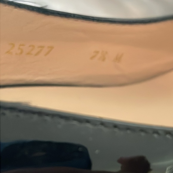 Stuart Weitzman Jean Black Patent Wedge 7.5 - Picture 7 of 10